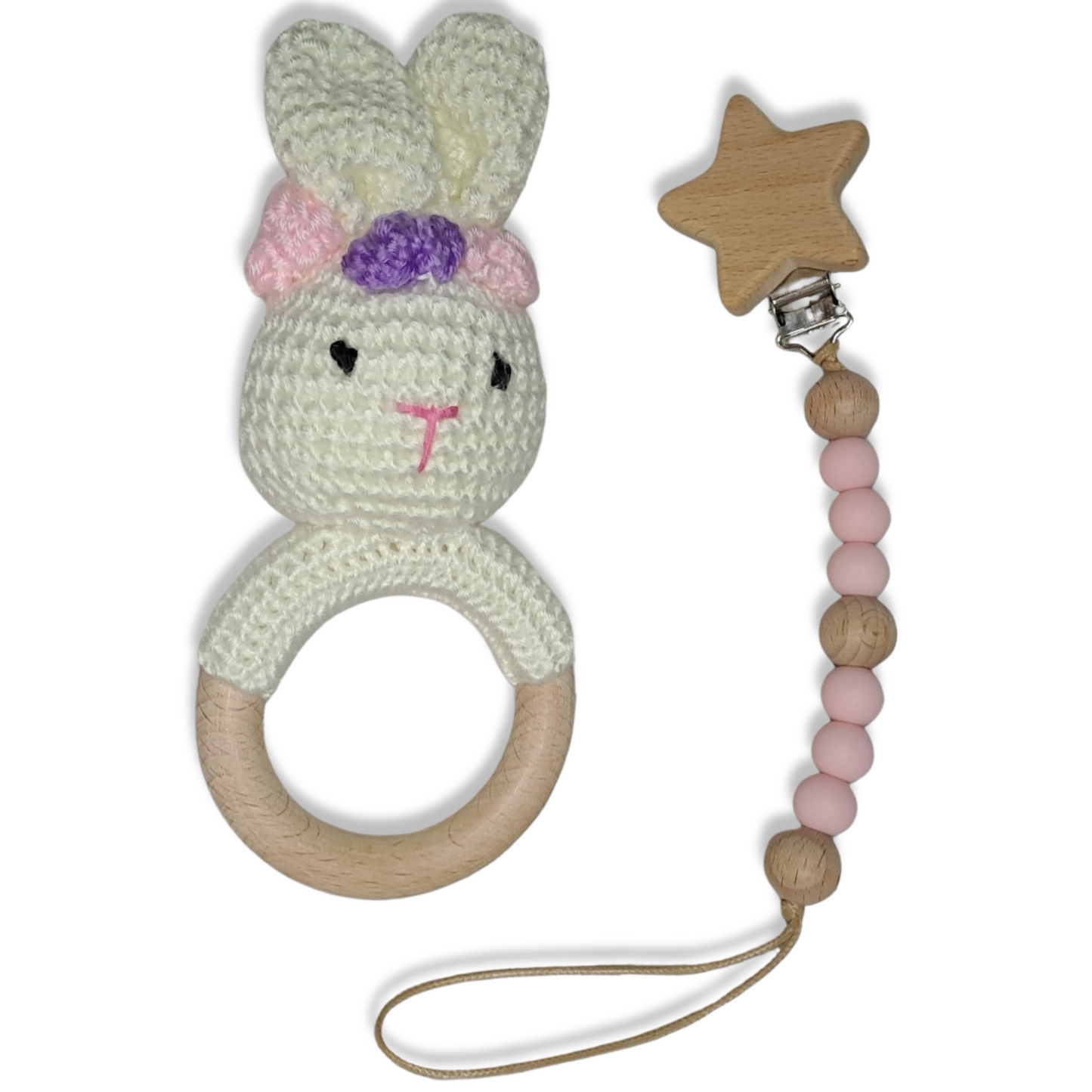 Baby Gift box with Bunny rattle