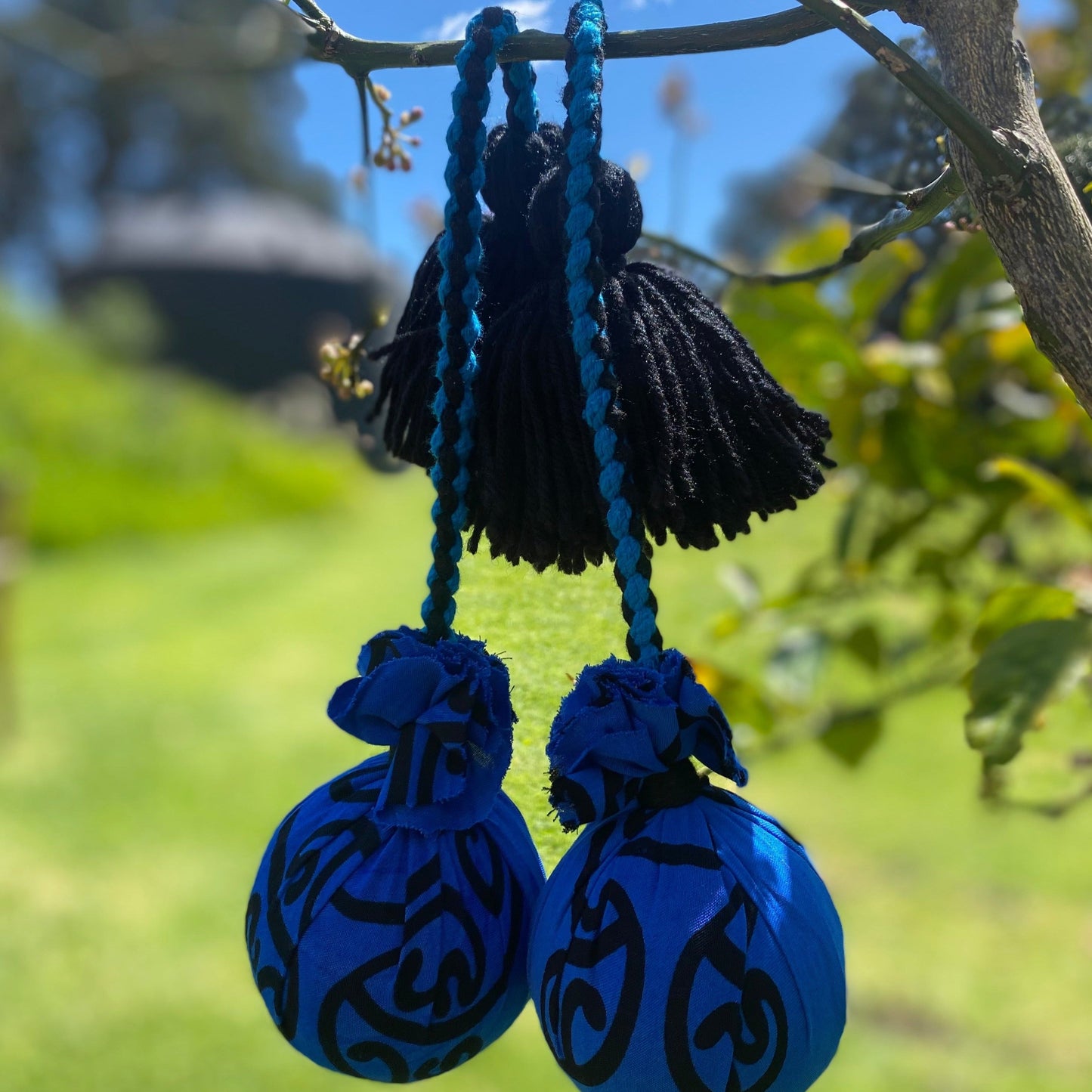 Maori Blue Mangopare poi Blue and Black cord