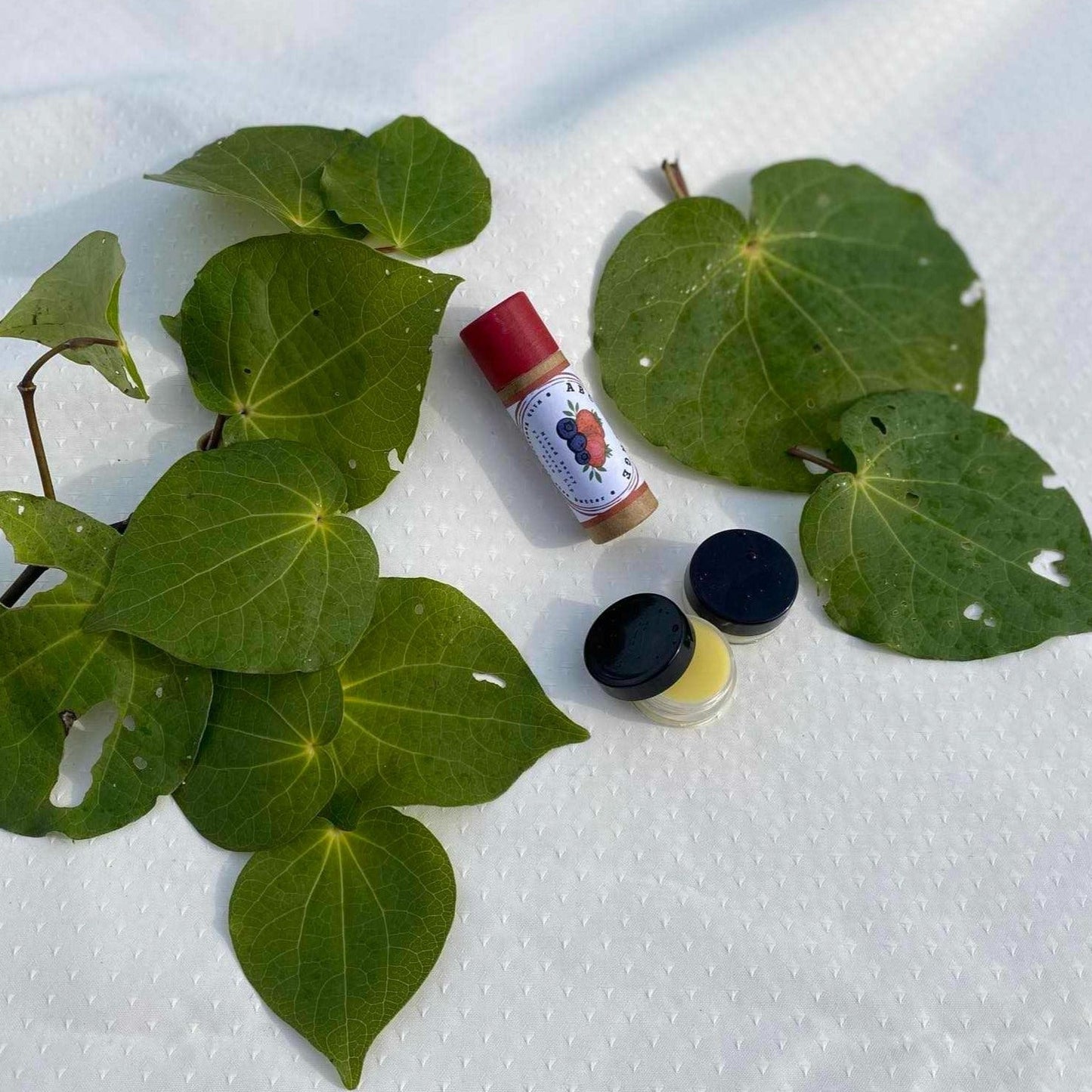 Organic Lip Balm Wild Berry Flavoured Kawakawa Lip balm