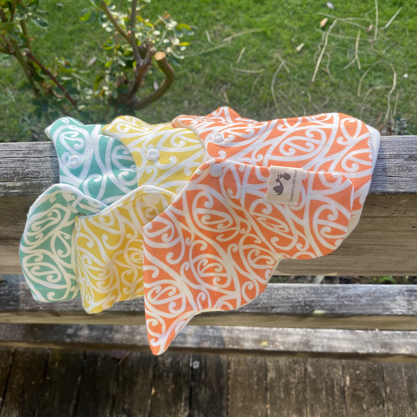 Girls' green & orange themed baby gift pack