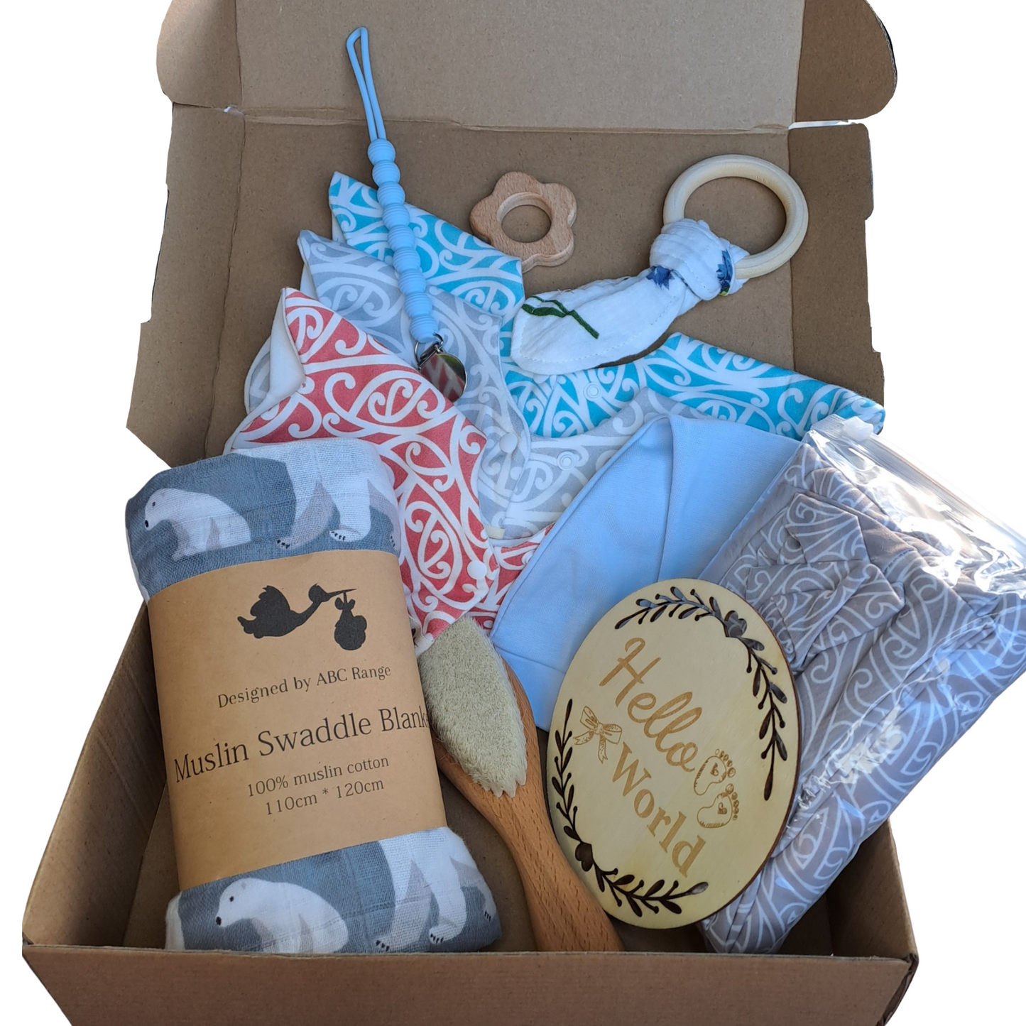 Baby Gift Pack Polar Bear Swaddle