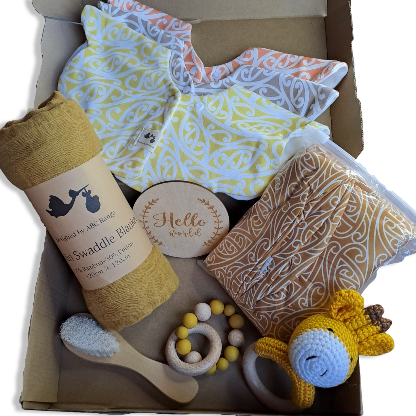 Baby Gift box with Giraffe rattle