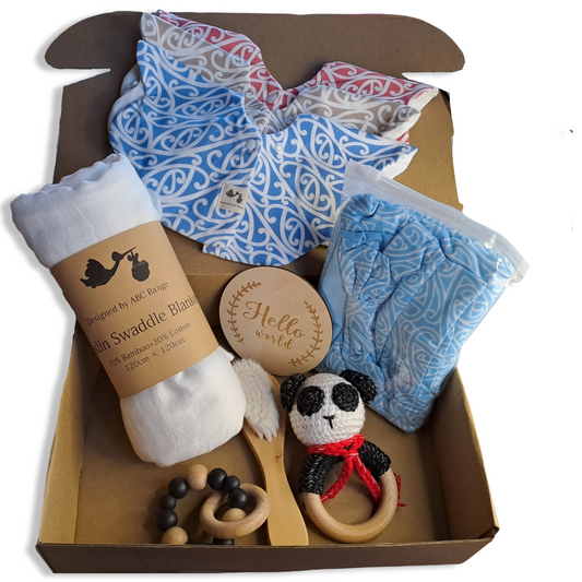 Baby Gift box with Panda rattle