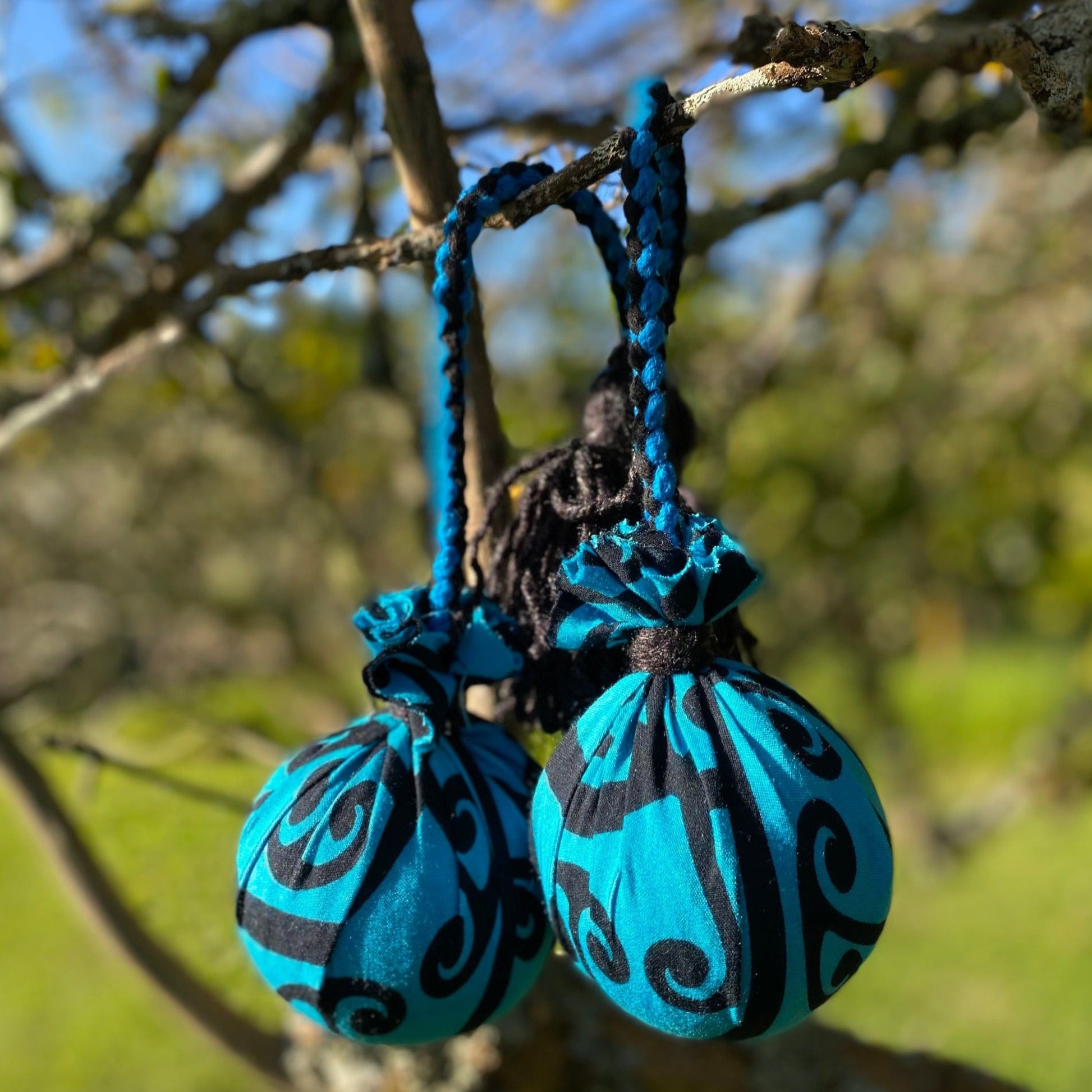 Poi Māori Turquoise Koru Rakau – ABC Range