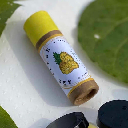 Lip Balm Organic Pineapple Flavoured Kawakawa Lip balm