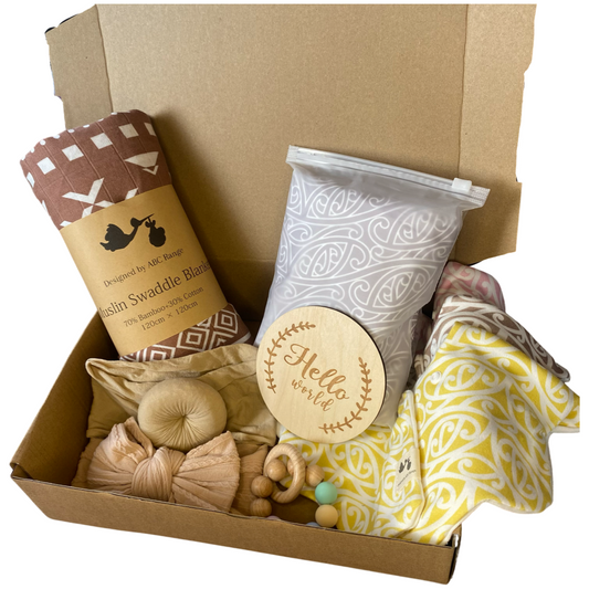Girls' Aztec Brown baby Gift box